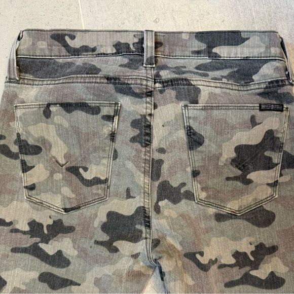Hudson Nico Midrise Camo Super Skinny Ankle Size 28 - Picture 10 of 14